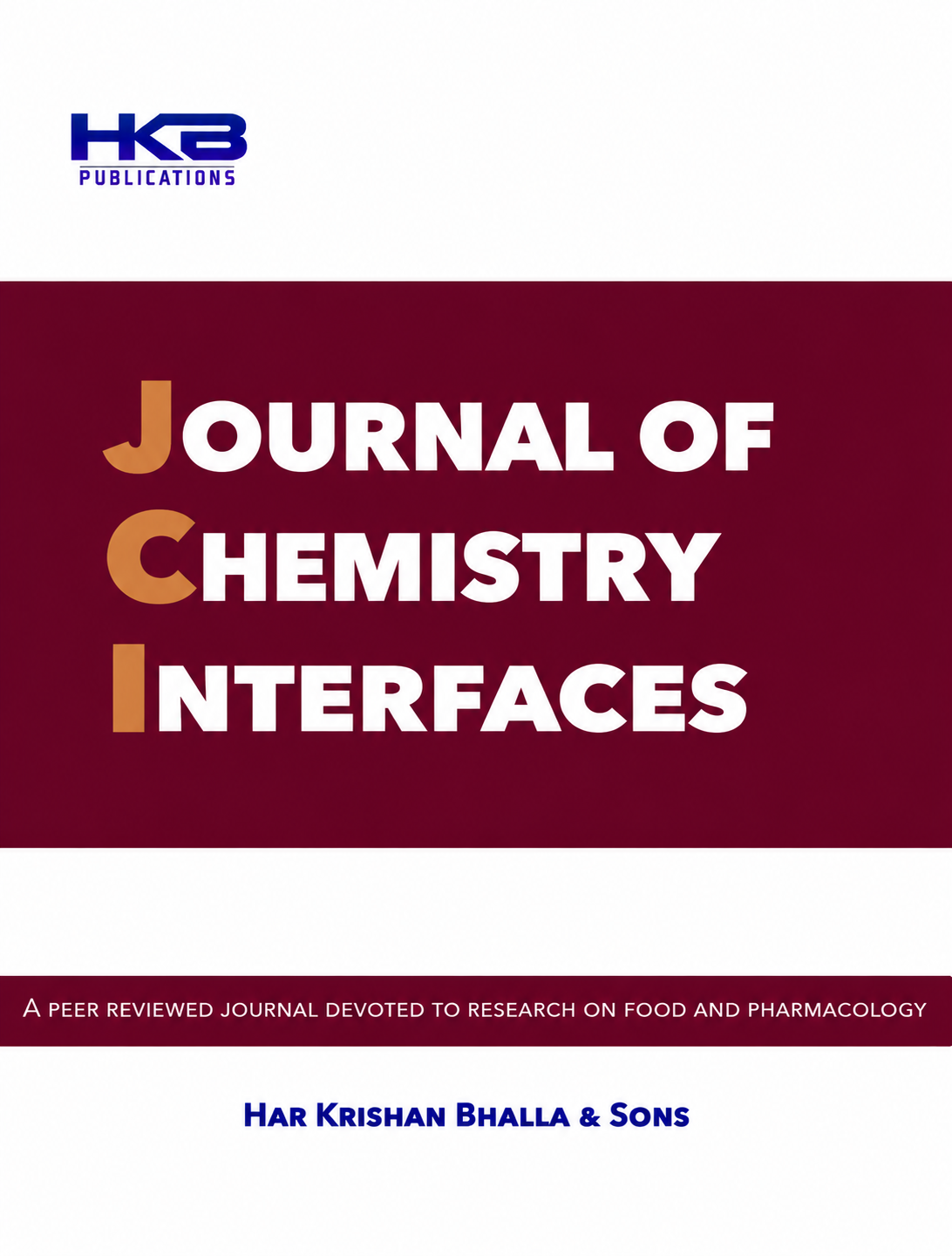 Journal of Chemistry Interfaces journal cover
